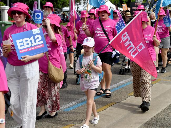 Townsville Labor Day March at Strand Park. Picture: Evan Morgan