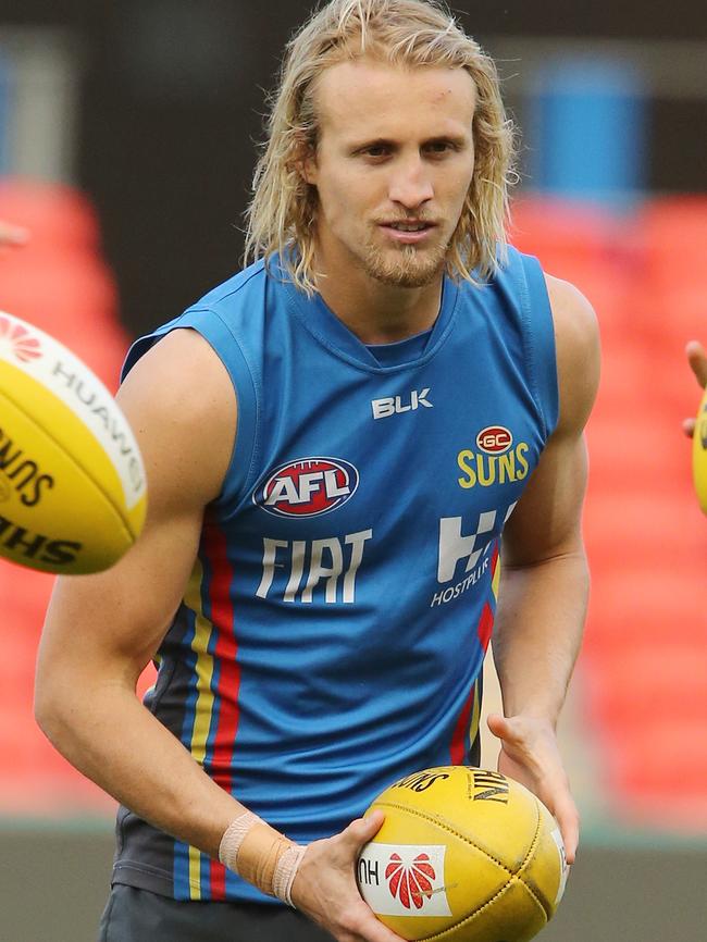 Gold Coast defender Matt Shaw could be heading to Carlton. Picture: Glenn Hampson