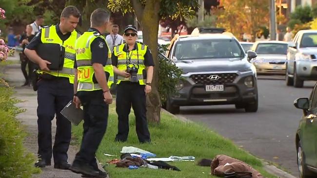 Gol Luk allegedly died after a car crash on High St in Sunshine. Picture: 9 News