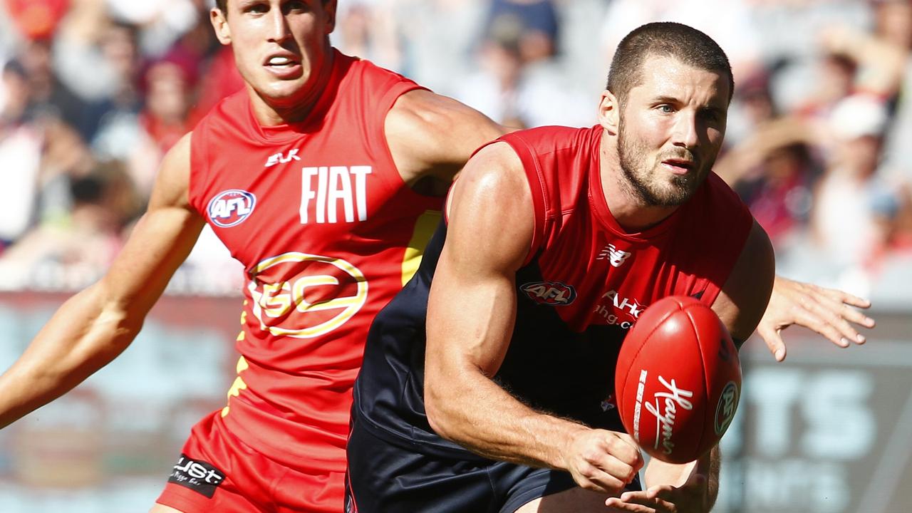 AFL Round 1 Melbourne v Gold Coast Suns at the MCG. Colin Garland. Pic: Michael Klein