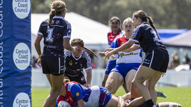 Women's Koori Knockout grand final, Redfern All Blacks vs Newcastle Yowies. Picture: Andrea Francolini