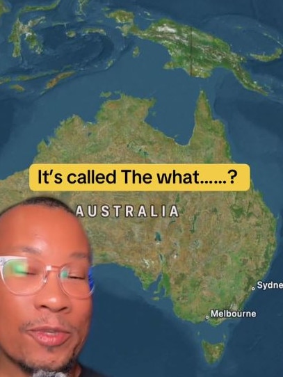 A US content creator has discovered the town of Tiddy Widdy Beach. Picture: TikTok/baviddoughy