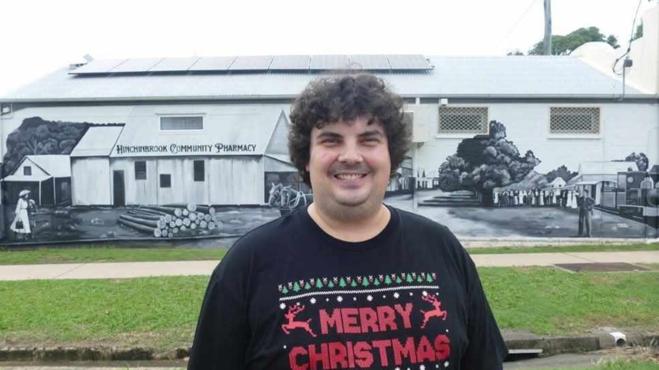 Hinchinbrook Community Pharmacy pharmacist Andrew Giliberto barely left the premises in Halifax during the flood disaster. Picture: Supplied
