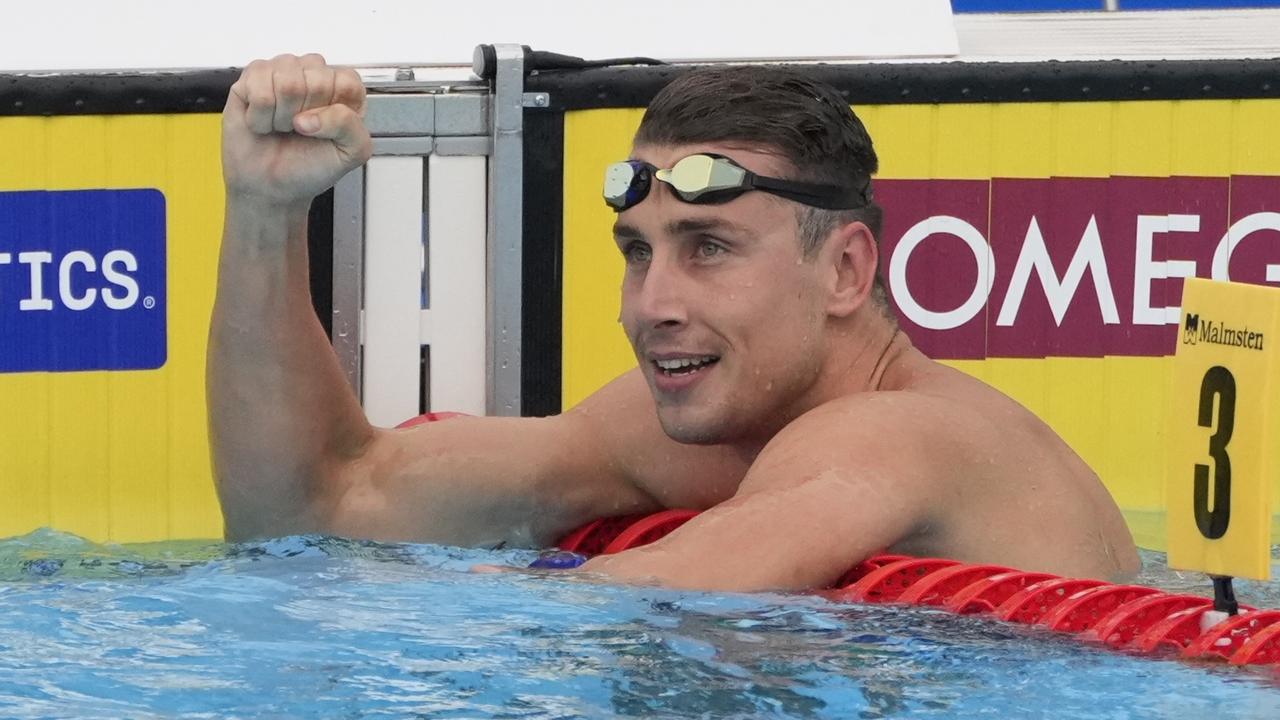 Greece's Kristian Gkolomeev claimed the initial $1m prize for the 50m freestyle. (AP Photo/Darko Bandic, File)