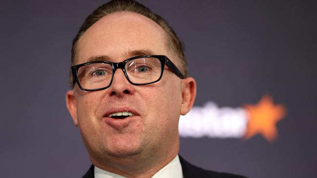 Qantas chief executive Alan Joyce says key performance metrics show the airline is getting back to its best after a horror four months. Picture: Getty Images