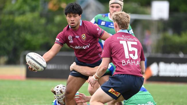 Siliva Leofa. University of Qld v GPS in Colts 1 Saturday June 22, 2024. Picture, John Gass