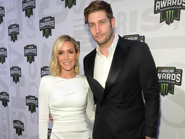 Cavallari with her ex-husband Jay Cutler. Picture: Jason Kempin/Getty Images