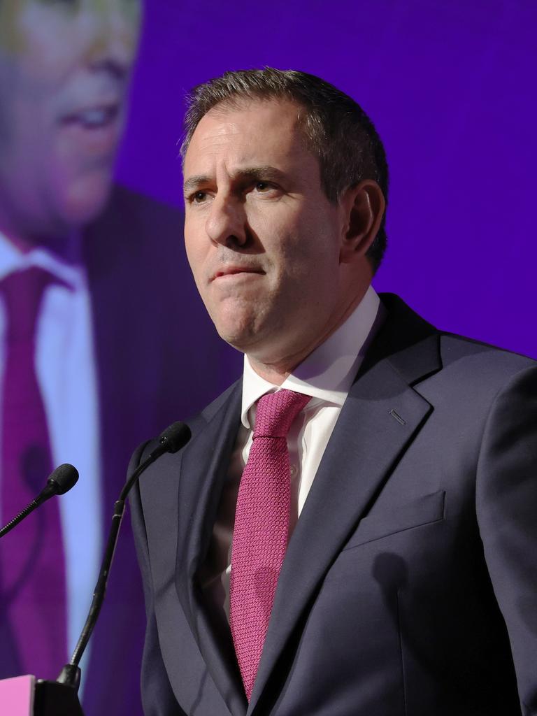Treasurer Jim Chalmers says Labor’s economic record warrants a second term in government. Picture: NewsWire/ David Crosling
