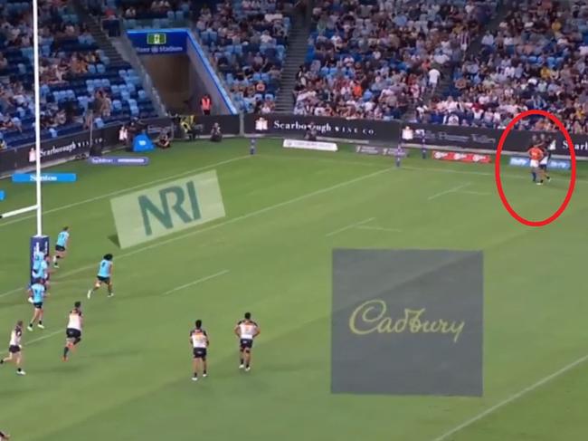 The Waratahs were caught napping as the Brumbies scored a sneaky try.