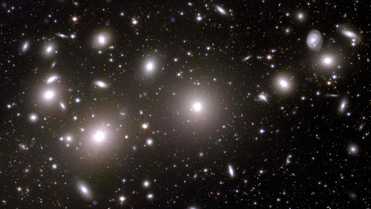 The photos of the Perseus Cluster also showed about 100,000 galaxies in the background. Picture: ESA/Euclid/Euclid Consortium/NASA/AFP