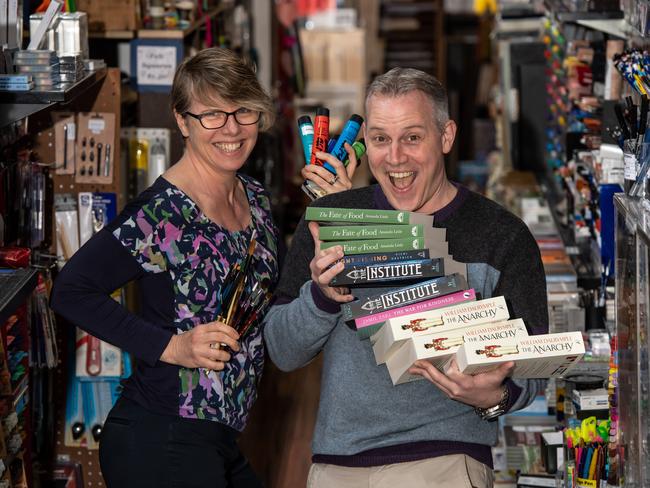 Joni Stephen and Martin Butler will celebrate 40 years of their King St Newtown business in store on September 21 and 22. Picture: Monique Harmer