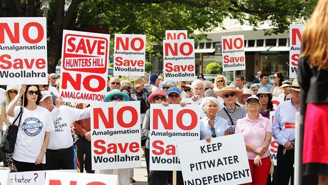 Rally against amalgamations