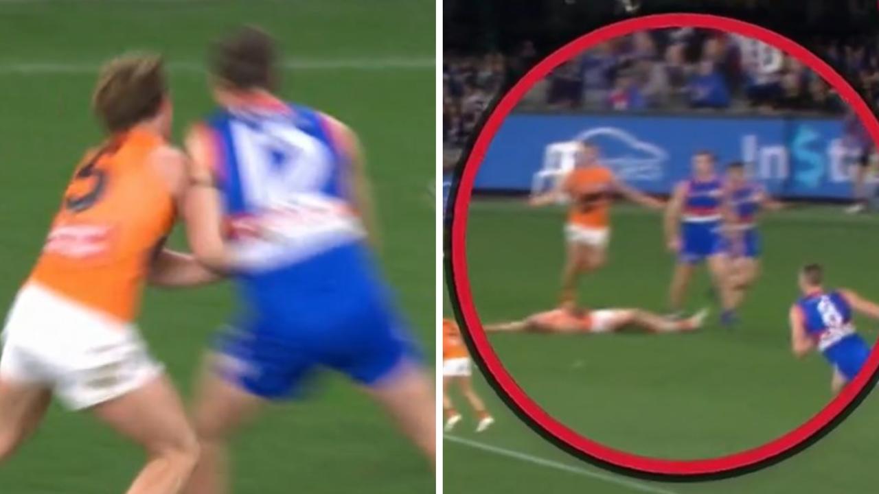 Zaine Cordy has been referred directly to the Tribunal for this bump on Tanner Bruhn.