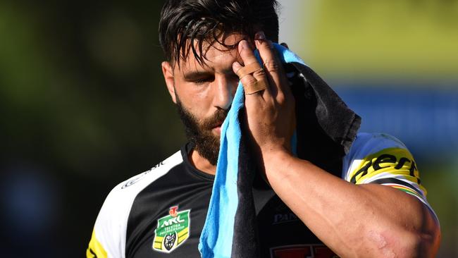 Josh Mansour is facing some intensive work. (AAP Image/Mick Tsikas)