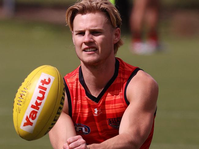 Ned Cahill is playing as a rebounding defender for the Bombers. Picture: Michael Klein