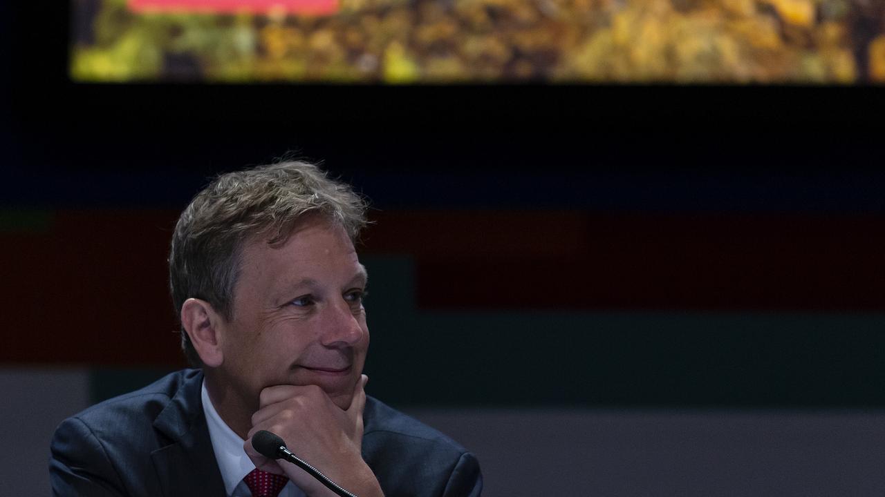 Rio Tinto chief executive Jakob Stausholm during the Rio Tinto AGM at the Westin Hotel in Perth.