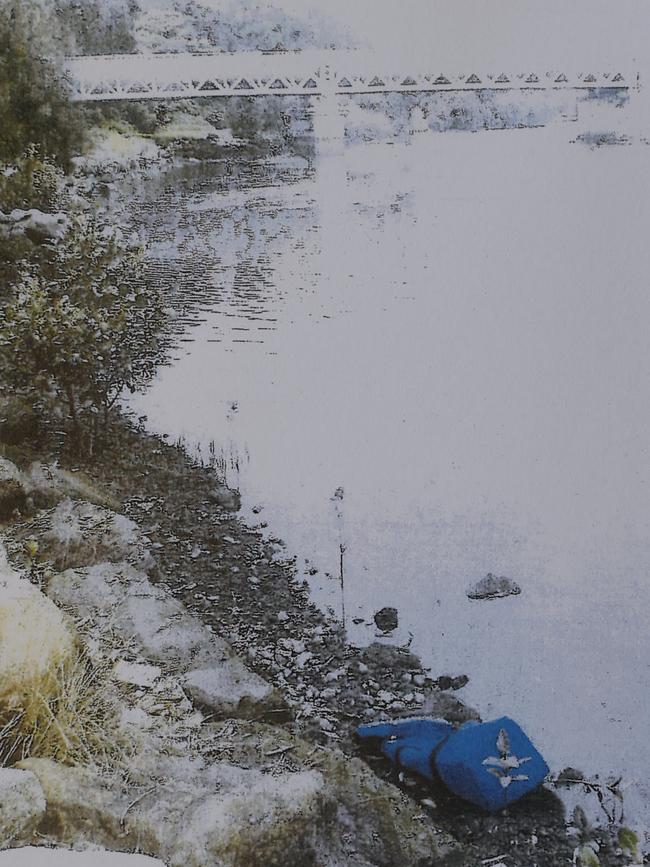 Where a cash bag was found on the bank of the Cooks River.