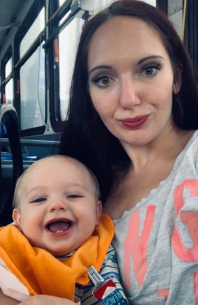 Rebecca Reich is the single mother of a two-year-old son. Picture: Rebecca Reich/7 News