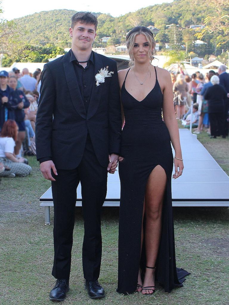 Jenna and Levi at the St Ursula's College Formal.