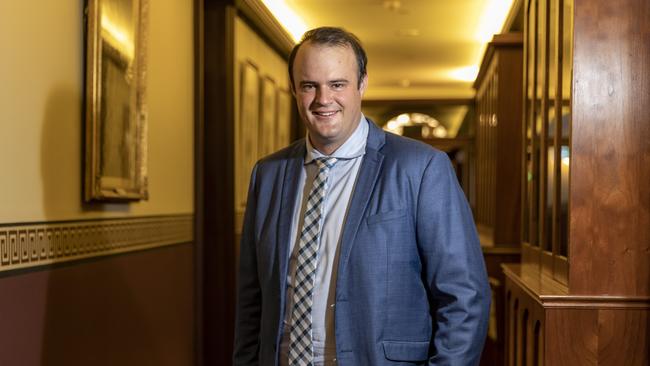 Member for Callide, Bryson Head before he was sworn in at Queensland's Parliament House. NewsWire / Sarah Marshall