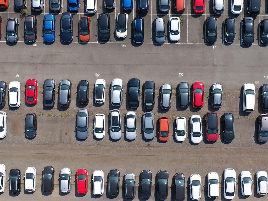 Photos shows cars stored at vehicle graveyard amid coronavirus slump ...