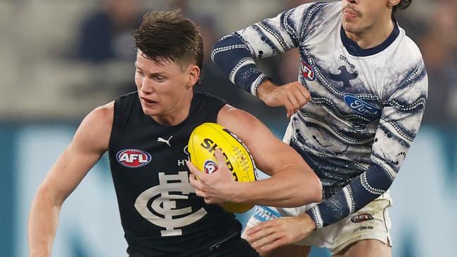 Sam Walsh is the leader of Carlton’s generation next. Picture: Michael Willson/AFL Photos via Getty Images