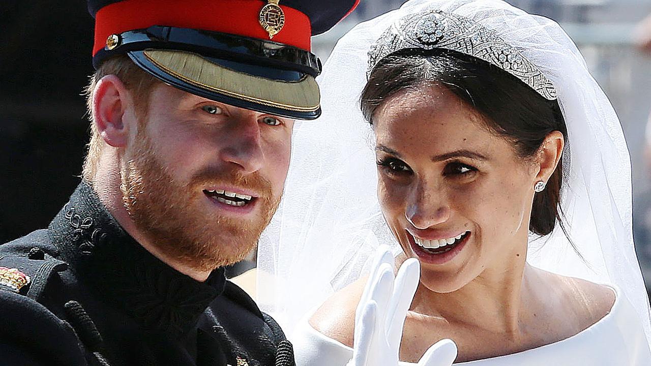 A lot has changed since their 2018 wedding. Picture: Aaron Chown/AFP