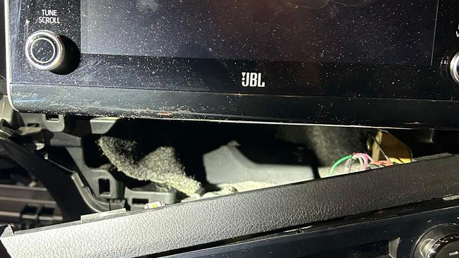 Federal police then allegedly found a concealed department in one of Darwood’s cars, which had an encrypted communications device inside. Picture: Australian Federal Police