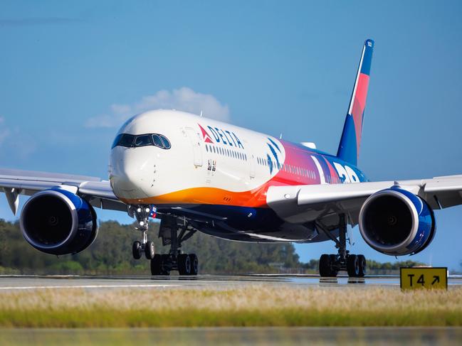 Delta Air Lines has made its first flight into Brisbane, becoming the third US carrier to connect the Queensland capital with the states. Picture - Supplied