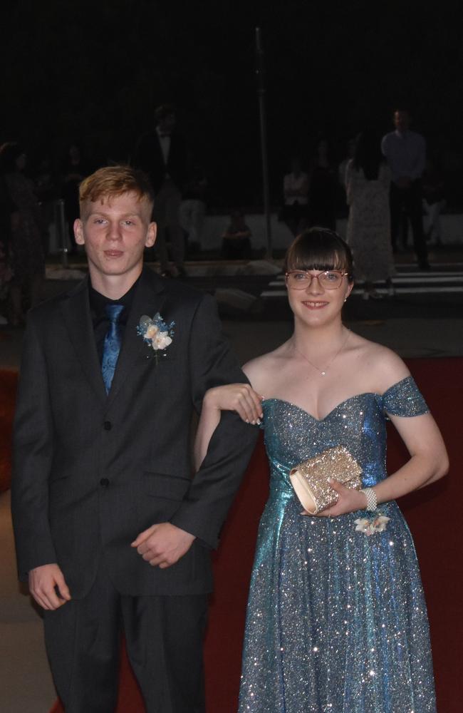 Chloe Koch and Eddie at Assumption College Warwick formal