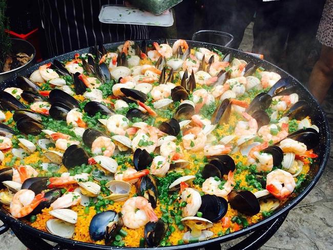 The mussels, prawn and clam paella. Picture: Facebook