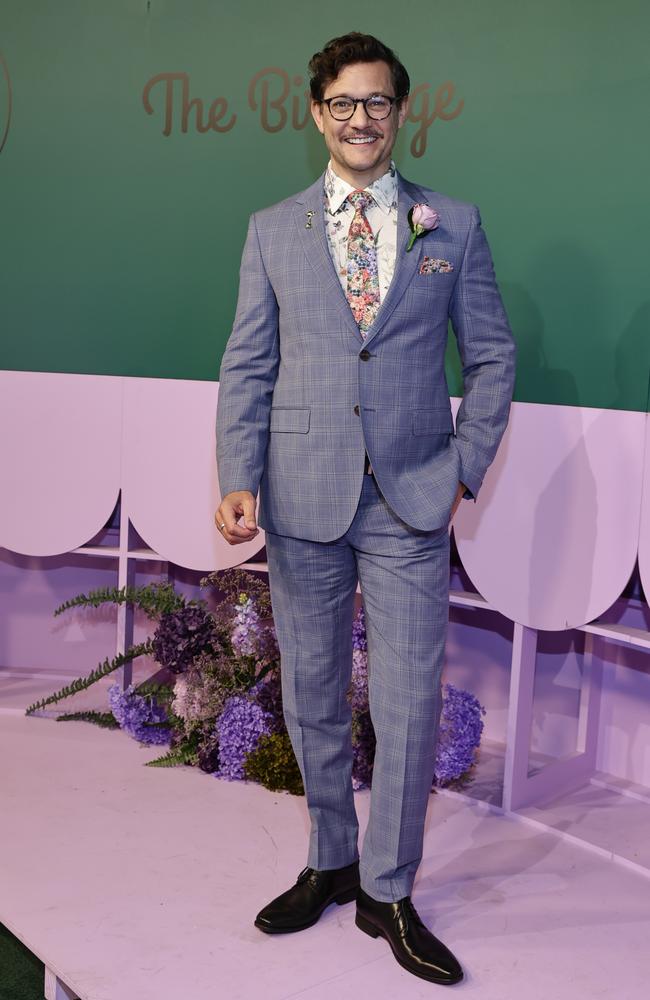 Rob Mills poses for a photo during 2023 Oaks Day at Flemington Racecourse. Picture: Sam Tabone/Getty Images