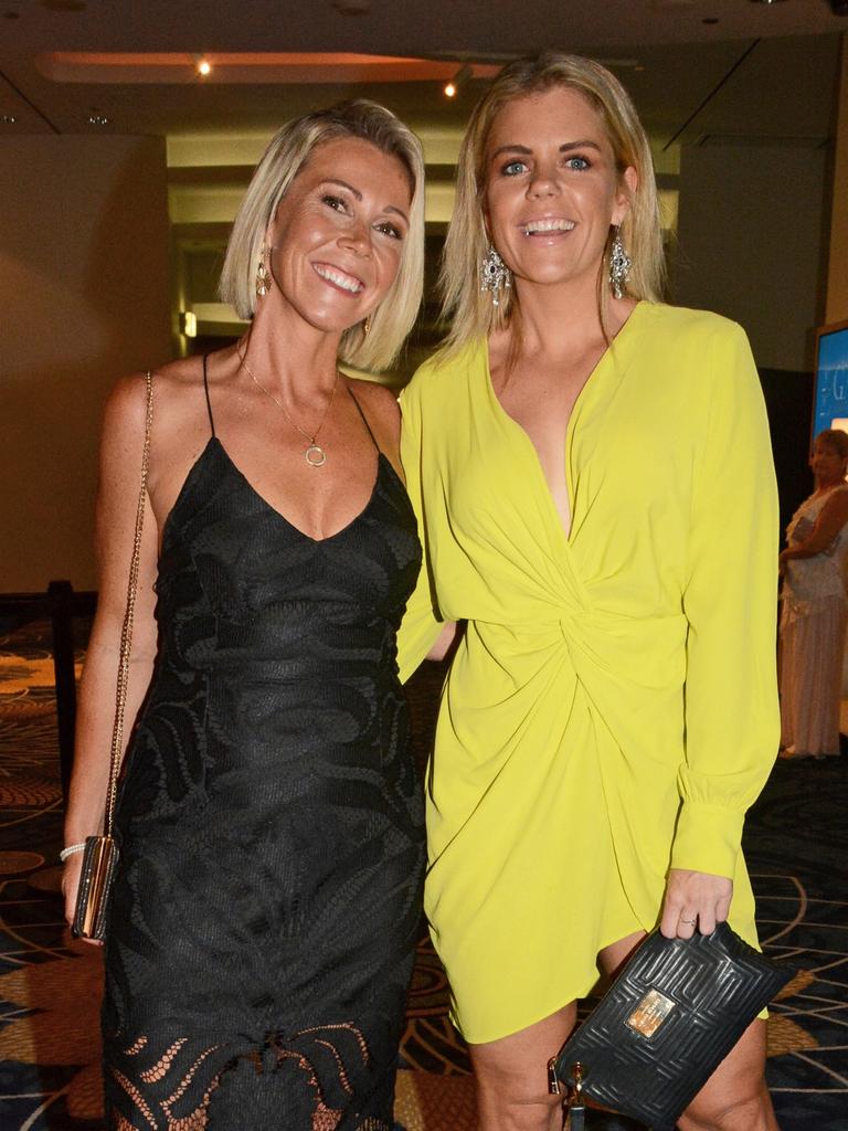 Larissa Rose and Rebecca Neale at Gold Coast Business Excellence Awards Hall of Fame induction at The Star Gold Coast. Picture: Regina King.