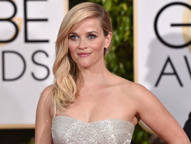 Reese Witherspoon arrives at the 72nd annual Golden Globe Awards.