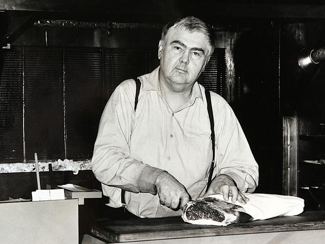 A younger Vlado in action in the kitchen.