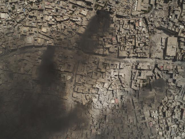 The US-backed forces succeeded in wresting Mosul from the Islamic State group but at the cost of enormous destruction. The nearly 9-month fight culminated in a crescendo of devastation and the blasting of the historic Old City to root out militants. Picture: Felipe Dana/AP