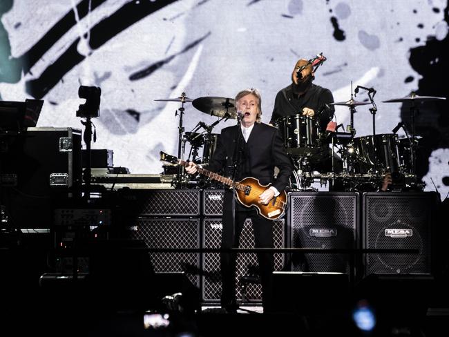 Paul McCartney at Allianz Stadium. Picture: Monique Harmer/NSW Network