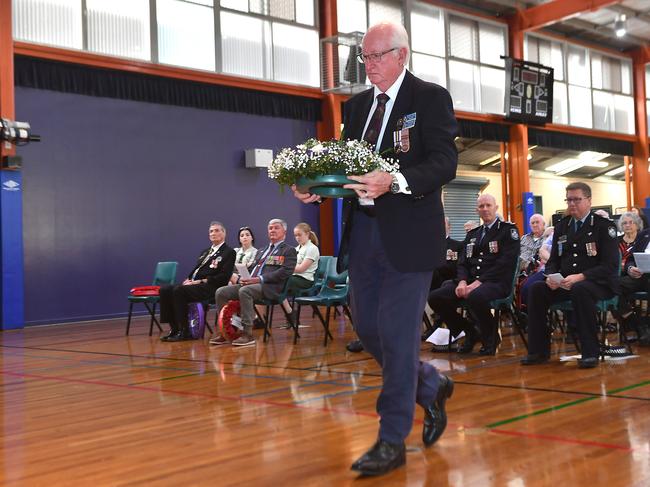 Paul Fitzpatrick National Police Remembrance Day in Alexandra Hills. Picture: John Gass