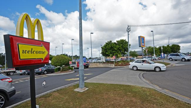 Police have alleged Brenden Zane Doherty entered the Gympie McDonald’s restaurant about 7.45pm on Wednesday April 26, armed with a crowbar wrapped in a towel, before smashing several electronic kiosks and fleeing. Photo Patrick Woods / Gympie Times