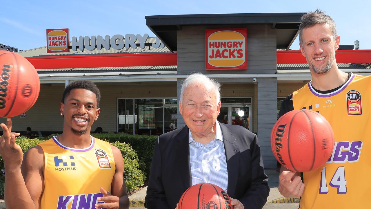 The NBL has been sponsored by Hungry Jack’s for years. Picture: Mark Evans / Getty Images for NBL)