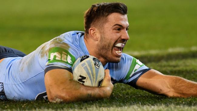 James Tedesco scored the opening try of Origin I. Picture: AAP