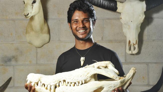 Keerthi Eswaran, pictured in happier times, has been jailed over recidivist wildlife offending.