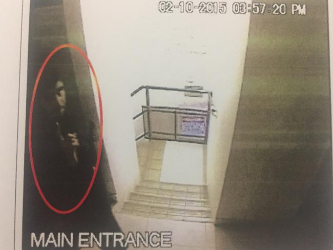 Parramatta Mosque CCTV image captures Farhad Jabar doing Islamic Salute.