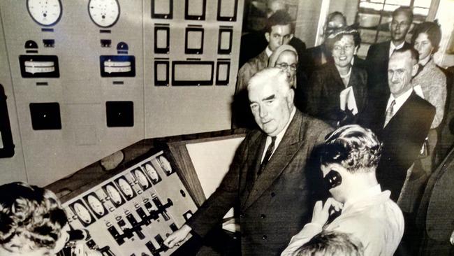 Sir Robert Menzies at the Snowy Hydro Discovery Centre, Cooma, NSW