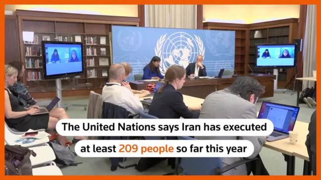 Over 200 executions in Iran this year to date -UN