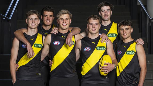 Richmond could have each of its six top-round draftees available for Collingwood in round 20. Picture: Daniel Pockett/AFL Photos via Getty Images