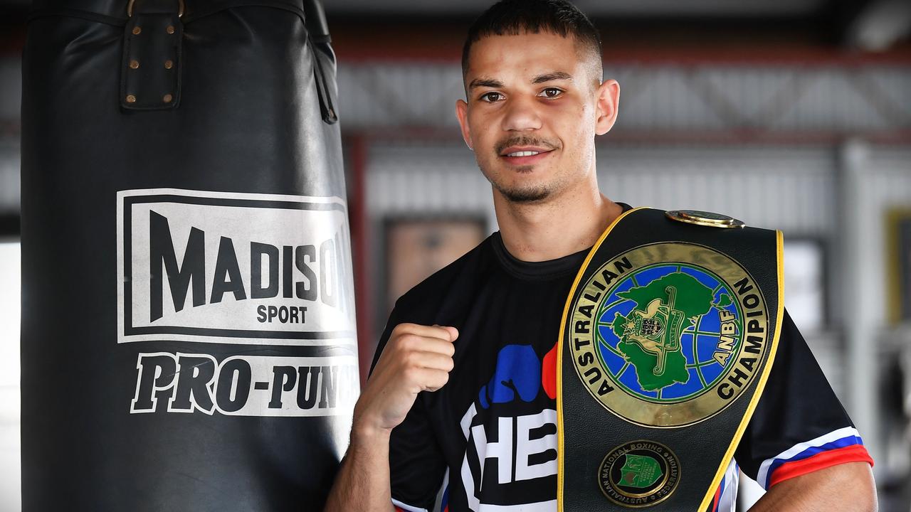 Beerwah boxer Dana Coolwell just won the Australian Super-Featherweight title at the weekend and wants to become world champion within three years. Picture: Patrick Woods.