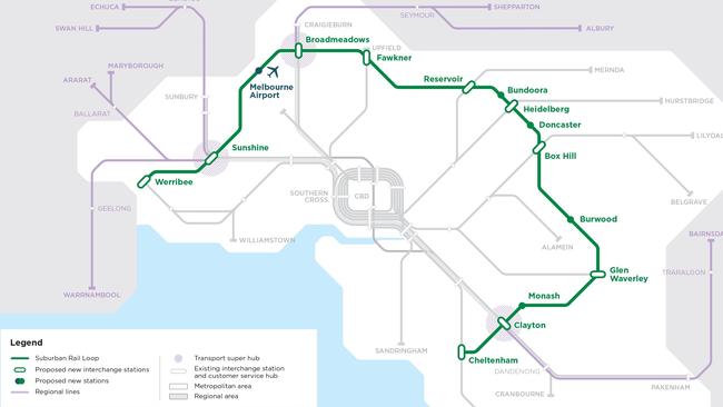 The rail loop has emerged as a key election issue.