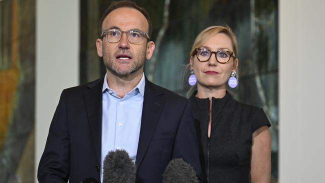 Greens senator Senator Larissa Waters said the proposed electoral reforms would stand to benefit major parties over the Greens and independents. Picture: NewsWire/ Martin Ollman