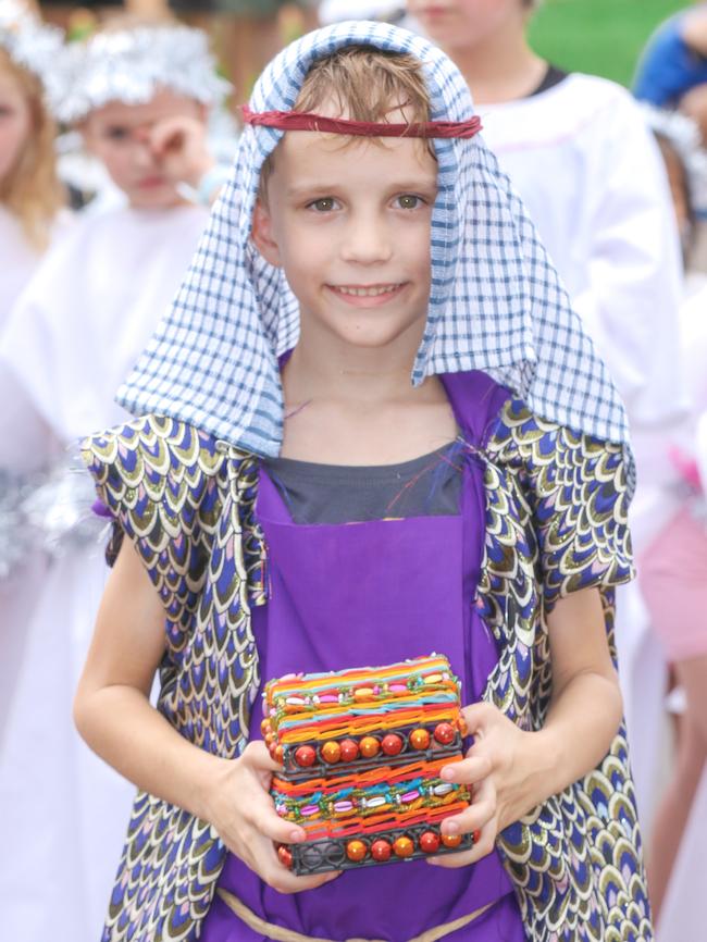 Jacob Young in the annual Christmas Pageant and Parade down the Esplanade and Knuckey Streets. Picture: Glenn Campbell